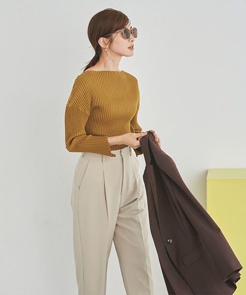 emmi atelier】4WAYストレッチダブルクロスパンツ/emmi emmi atelier】4WAYストレッチダブルクロスパンツ/emmi