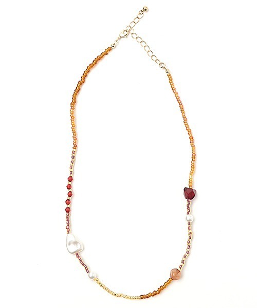 チチカカ(チチカカ)の「ランダムアレンジネックレス(ネックレス・レディース・オレンジ/ブルー・FREE)」の5枚目の写真