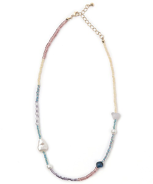 チチカカ(チチカカ)の「ランダムアレンジネックレス(ネックレス・レディース・オレンジ/ブルー・FREE)」の6枚目の写真