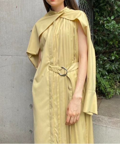 LE CIEL BLEU（ルシェルブルー）の「Detatchable Sleeve Dress