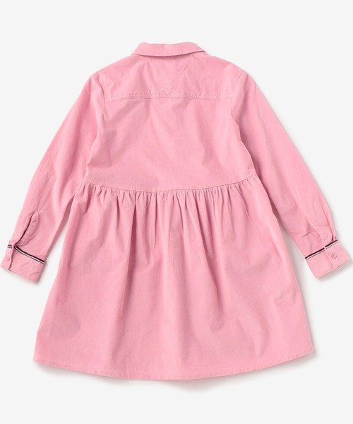 TOMMY HILFIGER（トミーヒルフィガー）の「GIRLS コーデュロイシャツワンピース（シャツワンピース・キッズ・ピンク・80ｃｍ/90cm/110cm/100cm/120cm）」の6枚目の写真