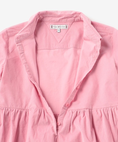 TOMMY HILFIGER（トミーヒルフィガー）の「GIRLS コーデュロイシャツワンピース（シャツワンピース・キッズ・ピンク・80ｃｍ/90cm/110cm/100cm/120cm）」の8枚目の写真