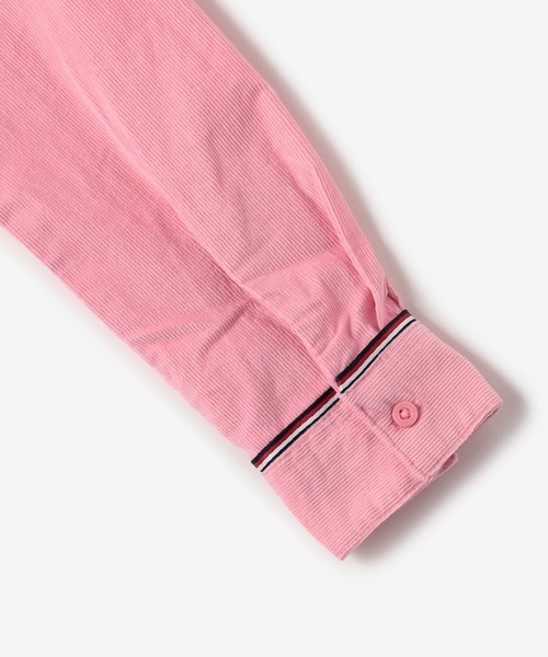 TOMMY HILFIGER（トミーヒルフィガー）の「GIRLS コーデュロイシャツワンピース（シャツワンピース・キッズ・ピンク・80ｃｍ/90cm/110cm/100cm/120cm）」の3枚目の写真