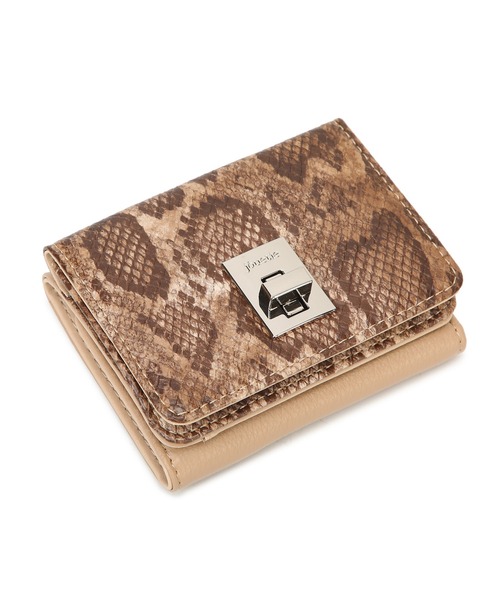 jouetie(ジュエティ)の「【jouetie/ジュエティ】 回転金具 三つ折りミニ財布(財布・レディース・ピンク系その他/ベージュ系その他/グレー系その他/ブラック/アイボリー/ワイン系/カーキ系/ネイビー/ブルー系その他/ベージュ系/ダークブラウン系/ダークグリーン系/ダークグリーン系1・FREE)」の15枚目の写真