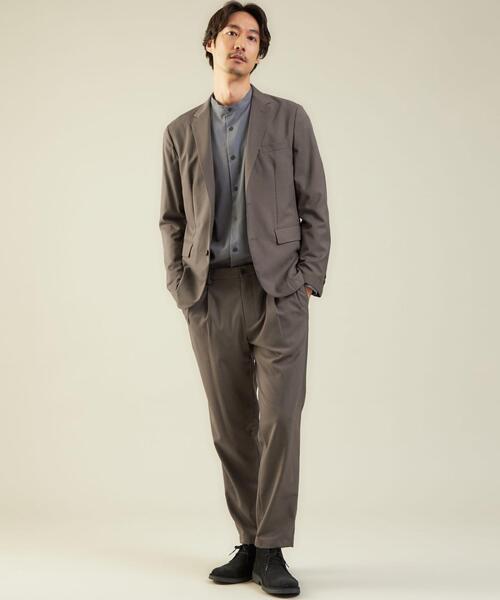 green label relaxing（グリーンレーベルリラクシング）の「OLT TWサージ NT 2B ジャケット -ウォッシャブル・ストレッチ-（テーラードジャケット・メンズ・ネイビー/モカ/その他1/ダークグレー・M/S/XL/L）」の17枚目の写真