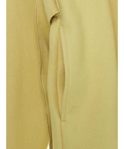 Green　Parks（グリーンパークス）の「ミディ丈カットコーディガン＊（その他アウター・レディース・ブラック/ベージュ/ブラウン/イエロー/キャメル・FREE）」の20枚目の写真