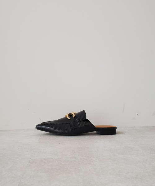 Doux archives（ドゥアルシーヴ）の「ビットバブーシュ（パンプス・レディース・ブラウン/ブラック・MEDIUM/LARGE）」の8枚目の写真