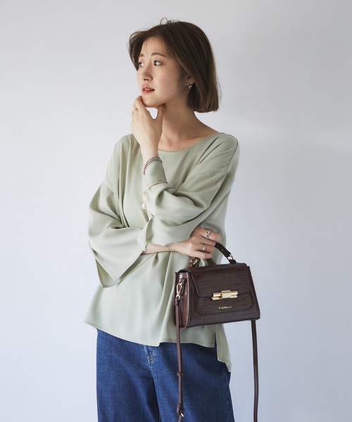 FIORELLI（フィオレッリ）の「【FIORELLI(フィオレッリ)】クロコミニショルダー（ショルダーバッグ・レディース・ブラウン/ライトベージュ・FREE）」の5枚目の写真