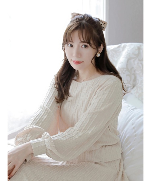 Areeam(アリーム)の「騙されちゃう秘密のトップス(Tシャツ/カットソー・レディース・アイボリー/モカ・FREE)」の18枚目の写真