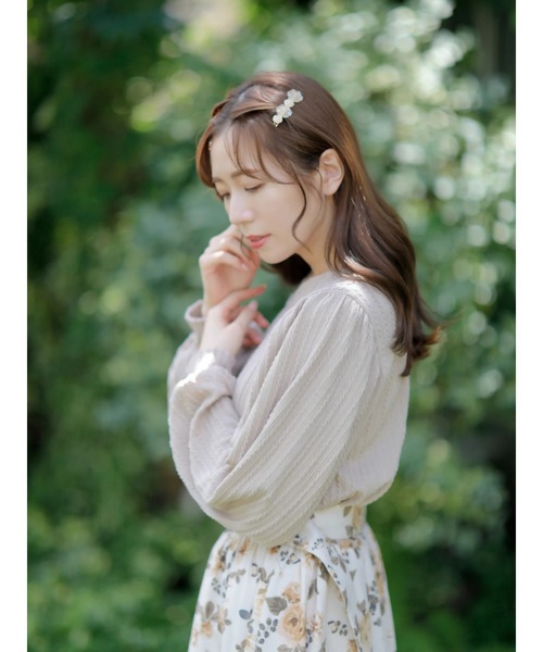 Areeam(アリーム)の「騙されちゃう秘密のトップス(Tシャツ/カットソー・レディース・アイボリー/モカ・FREE)」の9枚目の写真