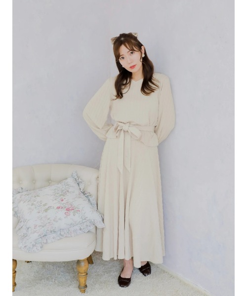 Areeam(アリーム)の「騙されちゃう秘密のトップス(Tシャツ/カットソー・レディース・アイボリー/モカ・FREE)」の3枚目の写真