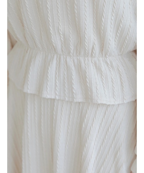 Areeam(アリーム)の「騙されちゃう秘密のトップス(Tシャツ/カットソー・レディース・アイボリー/モカ・FREE)」の6枚目の写真