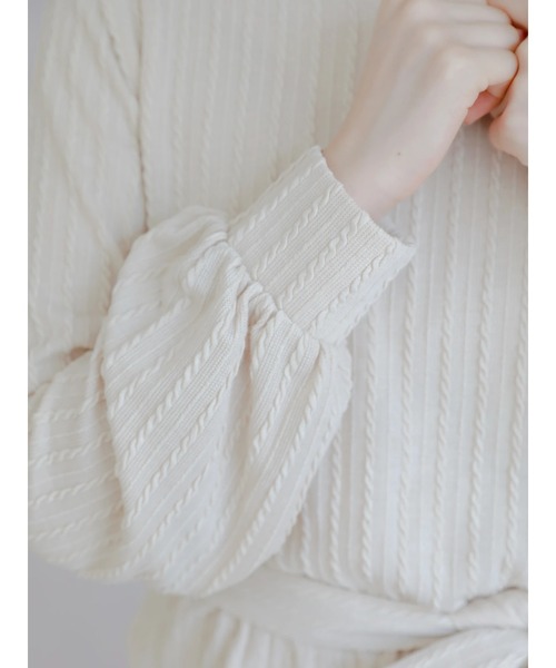 Areeam(アリーム)の「騙されちゃう秘密のトップス(Tシャツ/カットソー・レディース・アイボリー/モカ・FREE)」の17枚目の写真