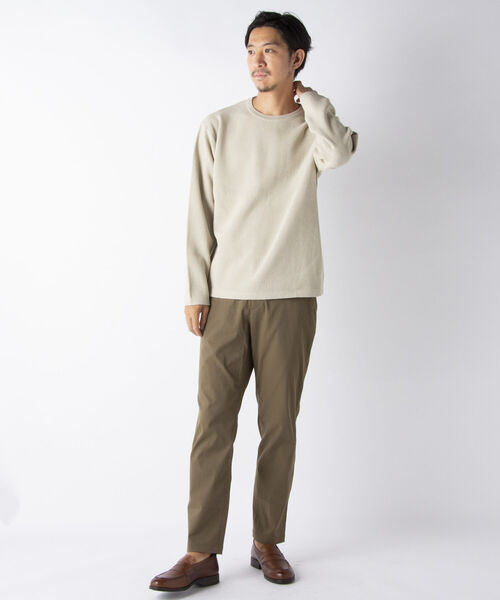 NOLLEY'S goodman（ノーリーズグッドマン）の「ハイツイスト コットン プルオーバーニット（ニット/セーター・メンズ・ネイビー/ミント/ベージュ・M/L）」の4枚目の写真