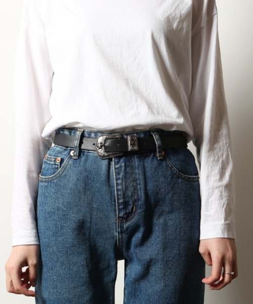 REBALANCE（リバランス）の「デザイン バックル ベルト ユニセックス（ベルト・レディース・A/B/C/D/E/F・FREE）」の16枚目の写真