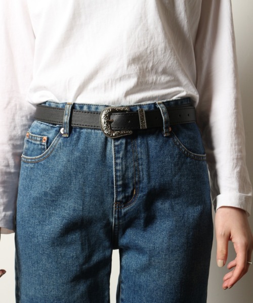 REBALANCE（リバランス）の「デザイン バックル ベルト ユニセックス（ベルト・レディース・A/B/C/D/E/F・FREE）」の19枚目の写真