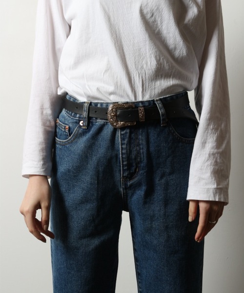 REBALANCE（リバランス）の「デザイン バックル ベルト ユニセックス（ベルト・レディース・A/B/C/D/E/F・FREE）」の20枚目の写真