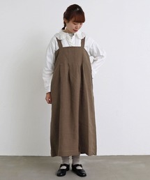 Malle | malle　リネン/ウール　ジャンパースカート(ジャンパースカート)