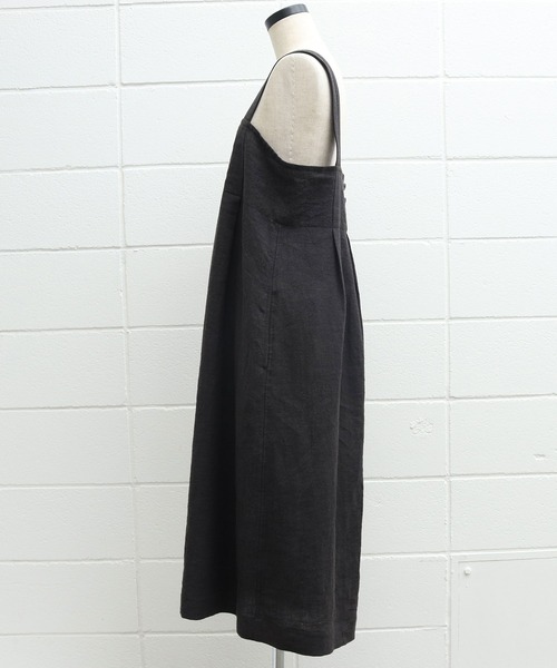 Malle（マル）の「malle　リネン/ウール　ジャンパースカート（ジャンパースカート・レディース・チャコールグレー/モカ・FREE）」の22枚目の写真