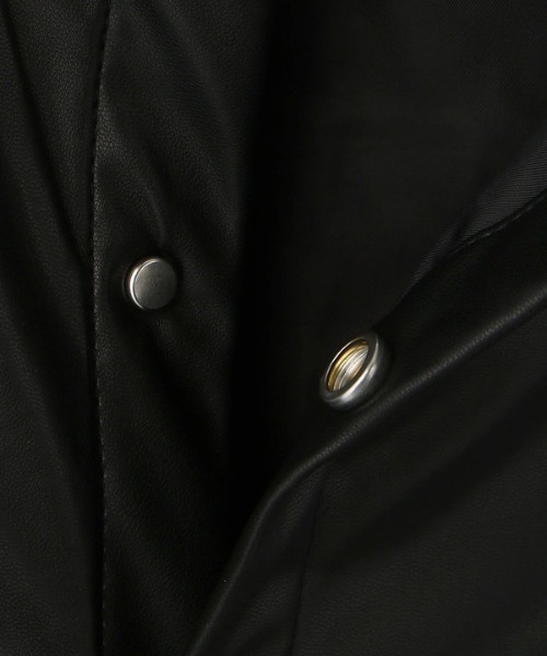 DANKE SCHON（ダンケシェーン）の「DankeSchon/ダンケシェーン/Fake LETHER SHIRTS/フェイクレザーシャツ（シャツ/ブラウス・レディース・ブラック・FREE）」の10枚目の写真