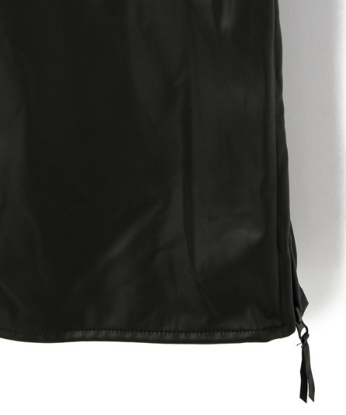 DANKE SCHON（ダンケシェーン）の「DankeSchon/ダンケシェーン/Fake LETHER SHIRTS/フェイクレザーシャツ（シャツ/ブラウス・レディース・ブラック・FREE）」の11枚目の写真