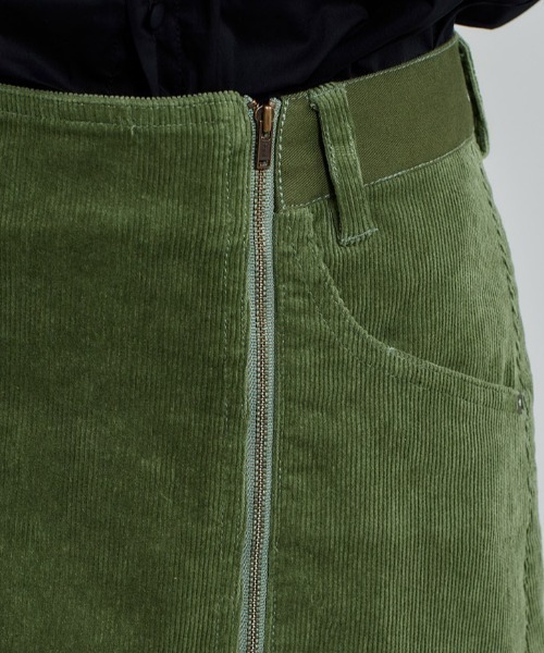 cepo（セポ）の「コーデュロイジップスカート（スカート・レディース・グリーン/オフホワイト/ブラウン・S/M）」の10枚目の写真