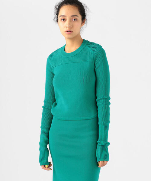 ISABEL MARANT（イザベルマラン）の「ISABEL MARANT ETOILE TYCIA ロングスリーブプルオーバー（ニット/セーター・レディース・ホワイト/グレー/グリーン/ボルドー・38/36/34）」の3枚目の写真