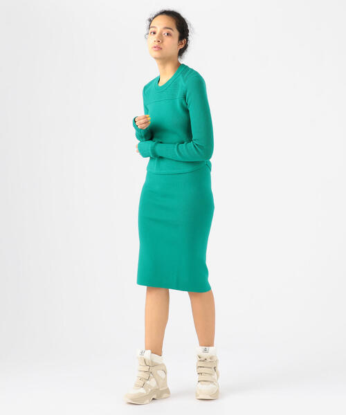 ISABEL MARANT（イザベルマラン）の「ISABEL MARANT ETOILE TYCIA ロングスリーブプルオーバー（ニット/セーター・レディース・ホワイト/グレー/グリーン/ボルドー・38/36/34）」の7枚目の写真