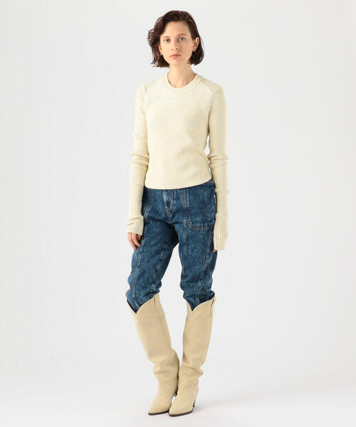ISABEL MARANT（イザベルマラン）の「ISABEL MARANT ETOILE TYCIA ロングスリーブプルオーバー（ニット/セーター・レディース・ホワイト/グレー/グリーン/ボルドー・38/36/34）」の13枚目の写真