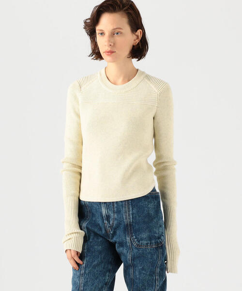 ISABEL MARANT（イザベルマラン）の「ISABEL MARANT ETOILE TYCIA ロングスリーブプルオーバー（ニット/セーター・レディース・ホワイト/グレー/グリーン/ボルドー・38/36/34）」の5枚目の写真