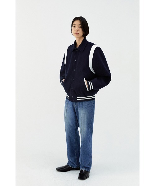 VIVASTUDIO(ビバスタジオ)の「FELT WOOL STADIUM JACKET(ブルゾン・メンズ・ブラック/ネイビー・MEDIUM/LARGE)」の17枚目の写真