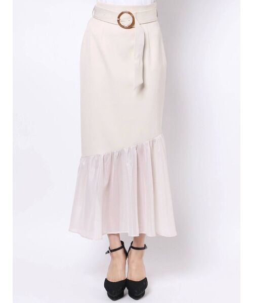 RESEXXY（リゼクシー）の「シアードッキングマーメイドスカート（スカート・レディース・ブルー/アイボリー/ブラック/ピンク・FREE）」の20枚目の写真