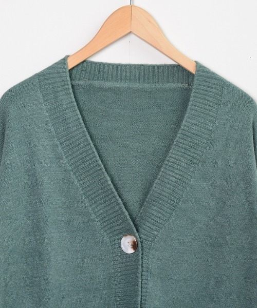 shopnikoniko(ショップニコニコ)の「ボリューム袖 ニットカーディガン(カーディガン/ボレロ・レディース・ホワイト/ベージュ/グリーン・フリー)」の17枚目の写真