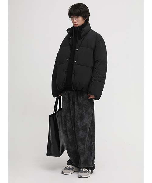 MASONPRINCE(メイソンプリンス)の「【MASONPRINCE】Oversized high neck half ZIP sweatshirt WY6061(スウェット・メンズ・ホワイト/ブラック/グレー/カーキ・S/M/L)」の18枚目の写真