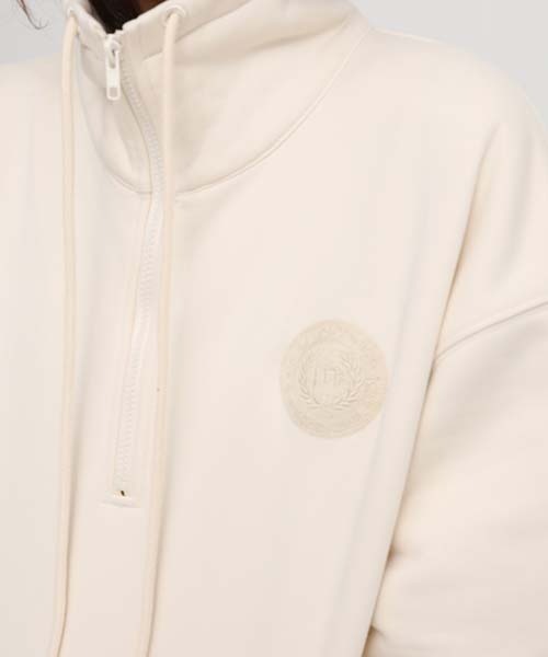 MASONPRINCE(メイソンプリンス)の「【MASONPRINCE】Oversized high neck half ZIP sweatshirt WY6061(スウェット・メンズ・ホワイト/ブラック/グレー/カーキ・S/M/L)」の19枚目の写真