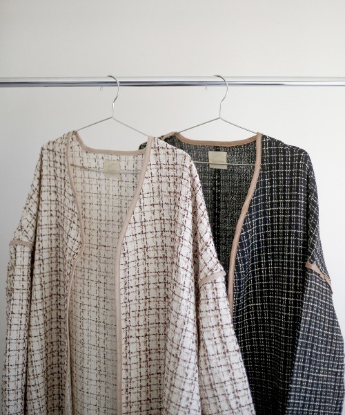 spoon store（スプーンストア）の「パイピングガウンコート（その他アウター・レディース・ブラック系/アイボリー系・フリー）」の16枚目の写真