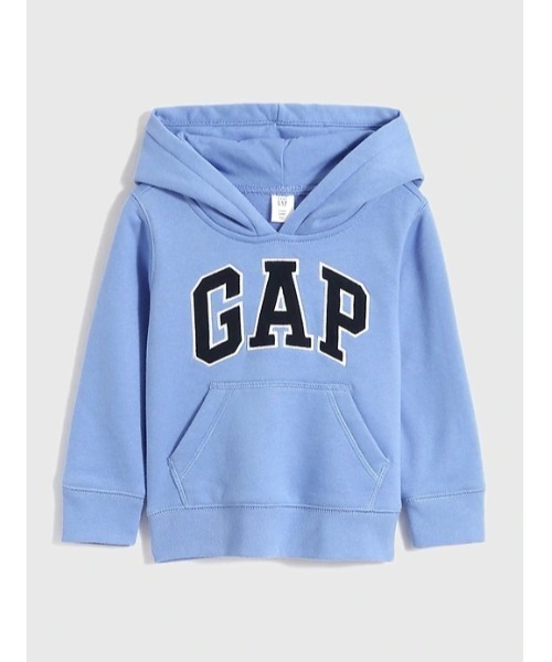 GAP（ギャップ）の「アーチロゴ プルオーバー フード (幼児)（パーカー・キッズ・オレンジ/ブルー・12-18M/18-24M/2 YRS/3 YRS/4 YRS/5 YRS）」の2枚目の写真