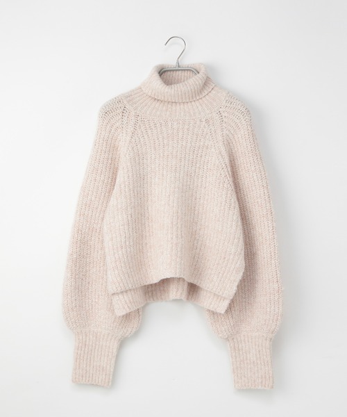 Heather(ヘザー)の「トリコロールヤーンニットプルオーバー 255599(ニット/セーター・レディース・ブラック/ベージュ/パープル/ブラウン・FREE)」の17枚目の写真