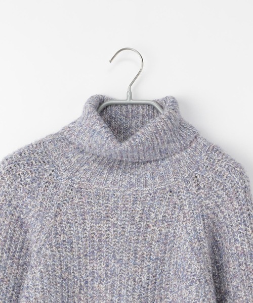 Heather(ヘザー)の「トリコロールヤーンニットプルオーバー 255599(ニット/セーター・レディース・ブラック/ベージュ/パープル/ブラウン・FREE)」の20枚目の写真