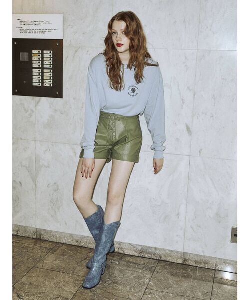 jouetie（ジュエティ）の「レースアップキュロット（その他パンツ・レディース・ボルドー/ブラック・MEDIUM）」の18枚目の写真