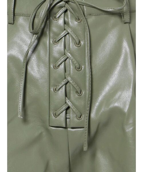 jouetie（ジュエティ）の「レースアップキュロット（その他パンツ・レディース・ボルドー/ブラック・MEDIUM）」の8枚目の写真