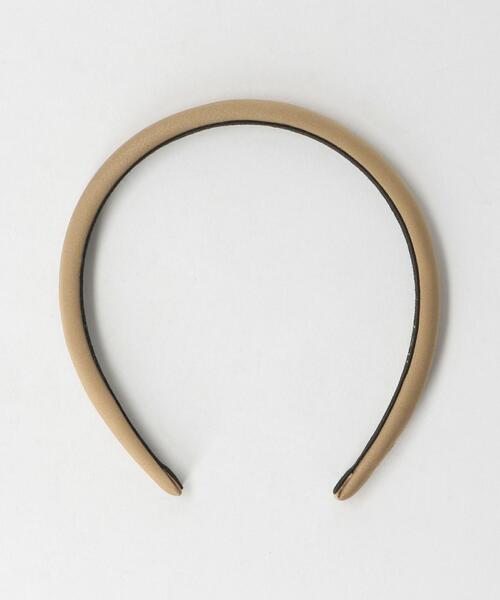 ucalypt(ユーカリプト)の「<ucalypt(ユーカリプト)> Narrow Headband ヘアバンド/カチューシャ<Select by EMMEL REFINES>(カチューシャ・レディース・ベージュ/ブラック・FREE)」の4枚目の写真