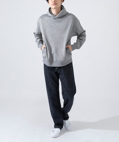 URBAN RESEARCH ROSSO MEN（アーバンリサーチロッソメン）の「『抗菌/防臭』セーターフリースパーカー『セットアップ対応』（パーカー・メンズ・ブラック/グレー/チャコールグレー/ネイビー・LARGE/X-LARGE/MEDIUM/SMALL）」の8枚目の写真