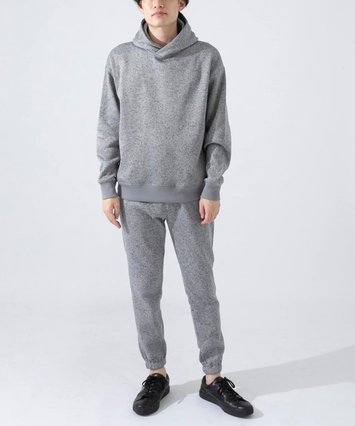 URBAN RESEARCH ROSSO MEN（アーバンリサーチロッソメン）の「『抗菌/防臭』セーターフリースパーカー『セットアップ対応』（パーカー・メンズ・ブラック/グレー/チャコールグレー/ネイビー・LARGE/X-LARGE/MEDIUM/SMALL）」の9枚目の写真