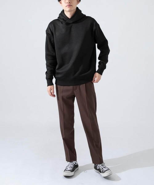 URBAN RESEARCH ROSSO MEN（アーバンリサーチロッソメン）の「『抗菌/防臭』セーターフリースパーカー『セットアップ対応』（パーカー・メンズ・ブラック/グレー/チャコールグレー/ネイビー・LARGE/X-LARGE/MEDIUM/SMALL）」の12枚目の写真