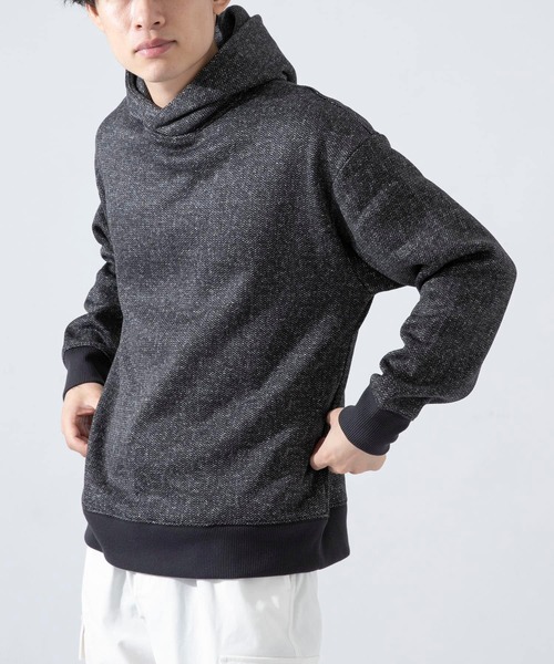 URBAN RESEARCH ROSSO MEN（アーバンリサーチロッソメン）の「『抗菌/防臭』セーターフリースパーカー『セットアップ対応』（パーカー・メンズ・ブラック/グレー/チャコールグレー/ネイビー・LARGE/X-LARGE/MEDIUM/SMALL）」の13枚目の写真