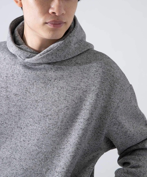 URBAN RESEARCH ROSSO MEN（アーバンリサーチロッソメン）の「『抗菌/防臭』セーターフリースパーカー『セットアップ対応』（パーカー・メンズ・ブラック/グレー/チャコールグレー/ネイビー・LARGE/X-LARGE/MEDIUM/SMALL）」の16枚目の写真