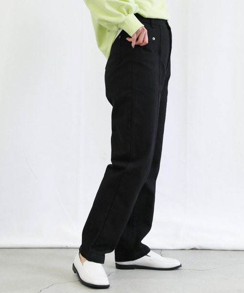 センター切替カラーデニムパンツ（デニムパンツ）｜select MOCA