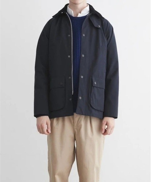 Barbour(バブアー)の「Barbour/バブアー BEDALE SL 2LAYER(ブルゾン・メンズ・セージグリーン/ネイビー・MEDIUM/LARGE/X-LARGE)」の18枚目の写真