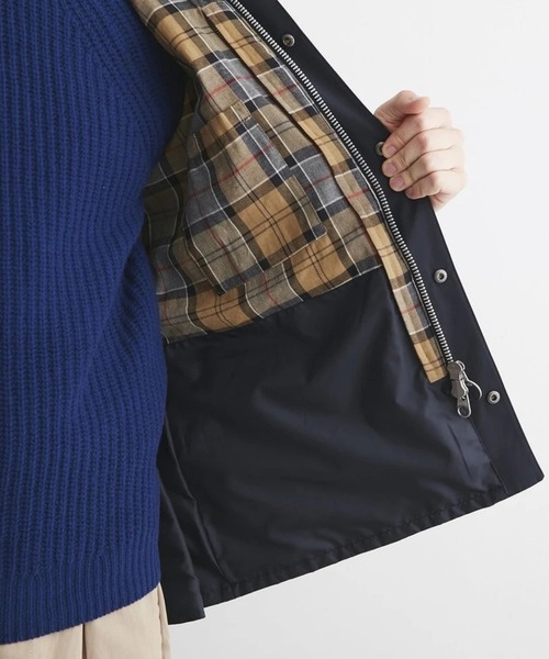 Barbour(バブアー)の「Barbour/バブアー BEDALE SL 2LAYER(ブルゾン・メンズ・セージグリーン/ネイビー・MEDIUM/LARGE/X-LARGE)」の21枚目の写真
